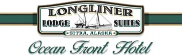A boat is shown in front of the words longliner lodge.